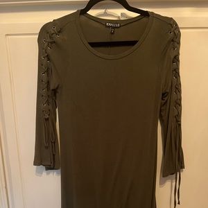Olive Green dress from express